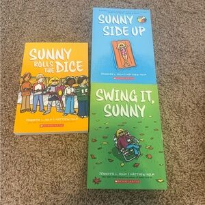 Sunny Series book lot Sunny Rolls the Dice, Sunny Side Up, Swing It Sunny
